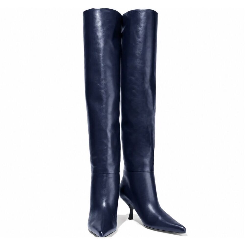 The Row Bourgeoise Boots 40.5 Navy